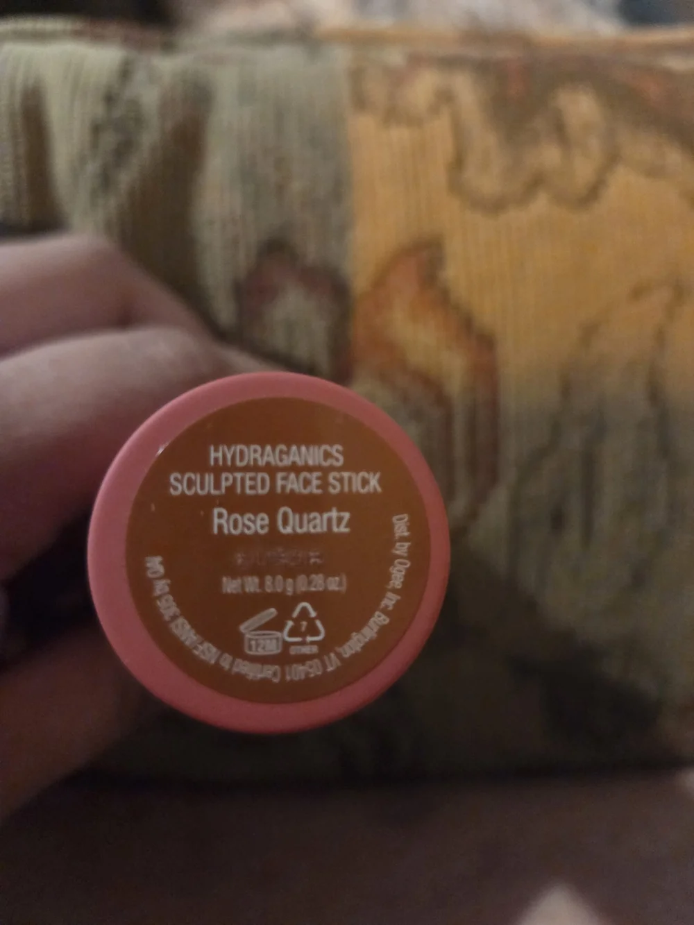 OGEE SCULPTED FACE STICK - ROSE QUARTZ - never been used